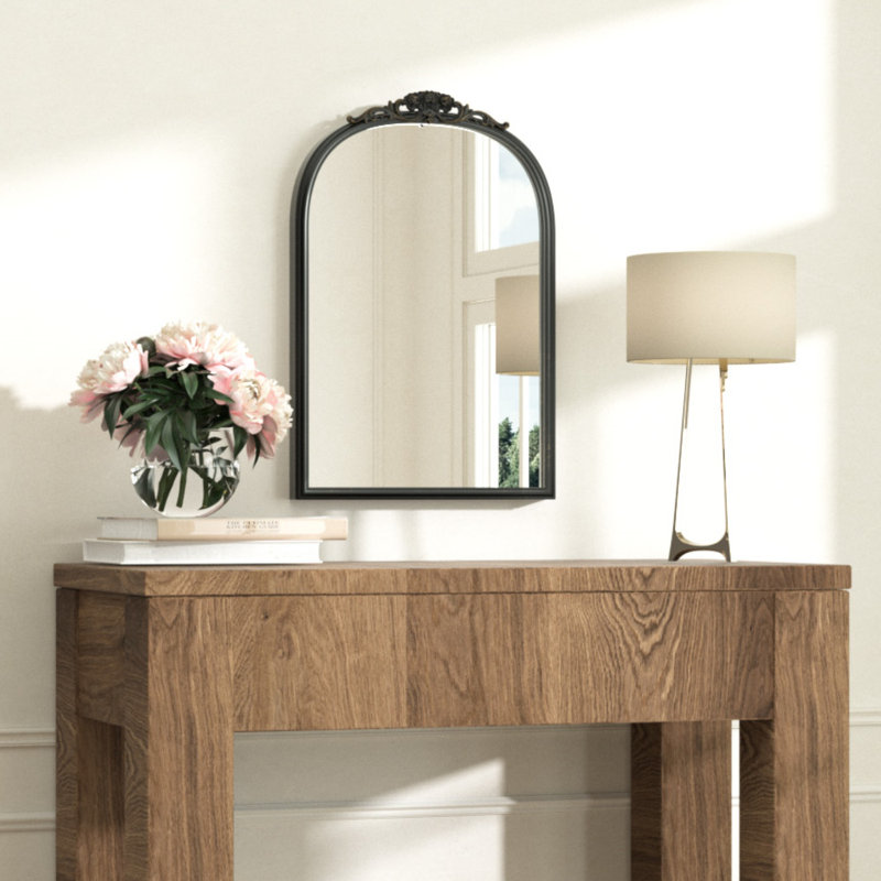 Miroir mural Arnott, Noir antique, 24 po x 16 po