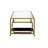Mirrored & Gold Finish Coffee Table