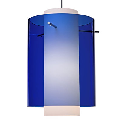 Luminaire suspendu cylindrique simple 1 lumière Rome