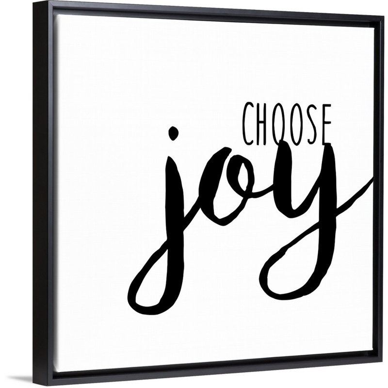 «Quotable I» par Anna Hamily, reproduction d'art textuel, Cadre noir, H 11,7 po x l 11,7 po x P 1,75 po