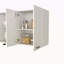 Armoire murale Peoria, quatre tablettes intérieures-793469555