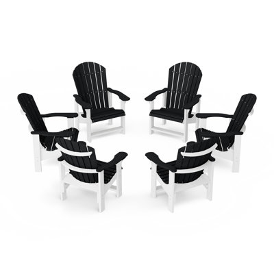 Heritage Upright Adirondack Chairs Set Of 6