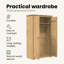 Manufactured Wood Wardrobe