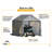 Shed-in-a-Box® Shelter, 6X6X6 GRAY