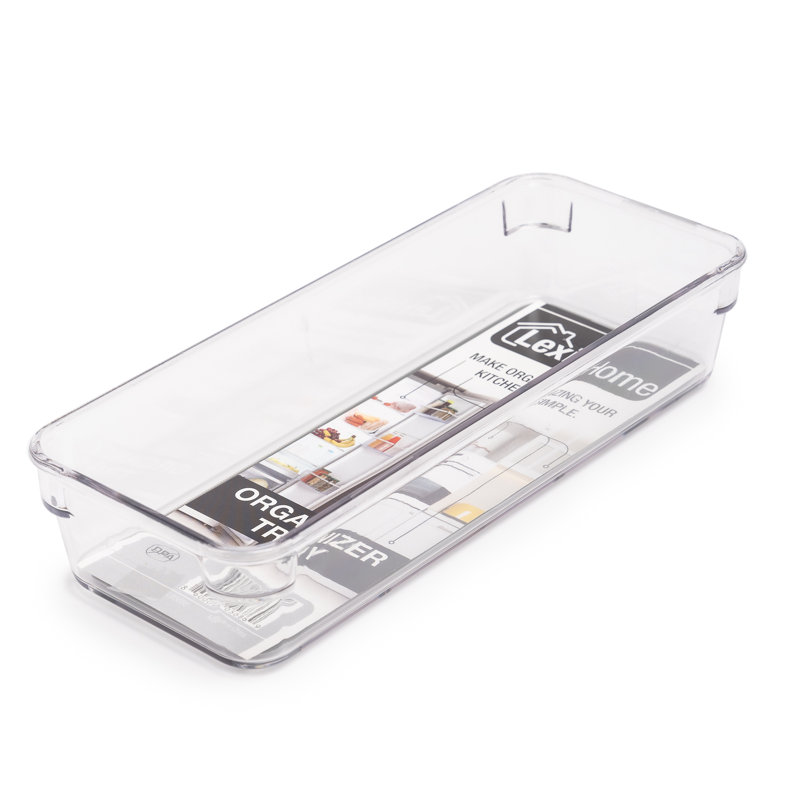 1.77" H x 4" W x 9" D Multi-Purpose Drawer Organizer