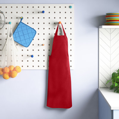 Solid Colour Cotton Bib Apron