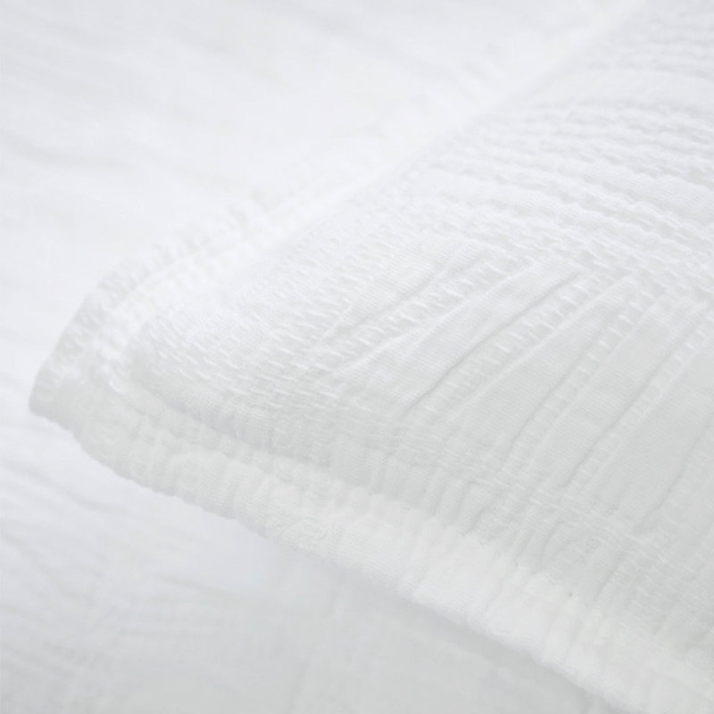 Harbour 100% Cotton Envelope Sham, White, King