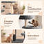 Arbre à chat multiniveaux de 170 cm avec grande niche pour chatons, tour d'intérieur beige/gris-1544635179
