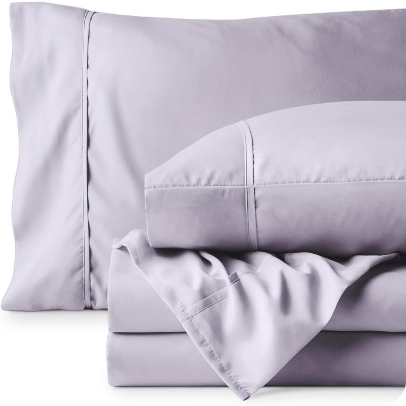 Queen Sheet Set - 1800 Ultra-Soft Microfiber Queen Bed Sheets - Double Brushed - Deep Pockets - Easy Fit - 4 Piece Set - Bed Sheets