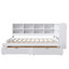 Lit de jour simple TG de très grand lit avec deux tiroirs de rangement, armoires de rangement à DEL et ports USB-55213330