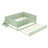 Full Size Bed with Built-in Bookshelves, Small Staircase, High-Quality Safety Rails & Trundle, Natural-373334170-373334174