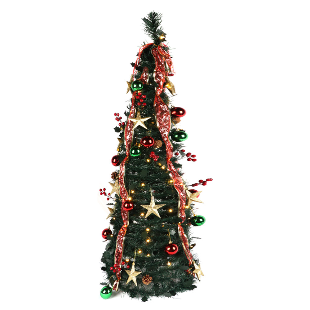 The Holiday Aisle® 48' Lighted Spruce Christmas Tree & Reviews | Wayfair