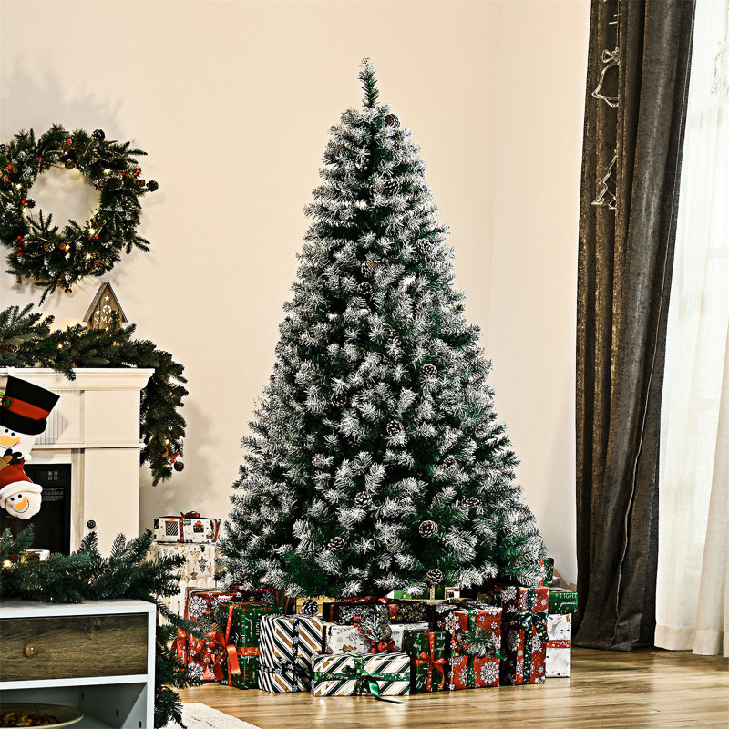 Sapin de Noël artificiel enneigé 6 pi