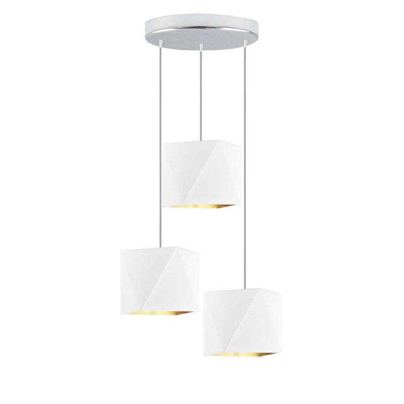 Rittenhouse 3 - Light Cluster Pendant, White