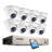 8CH DVR Security Cameras System with 1TB HDD, 8 x 2MP Outdoor Dome Security Cameras, Motion Alert-76590166