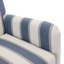 Fauteuil rembourré en polyester 28,3 po avec pieds en bois massif-1652228197