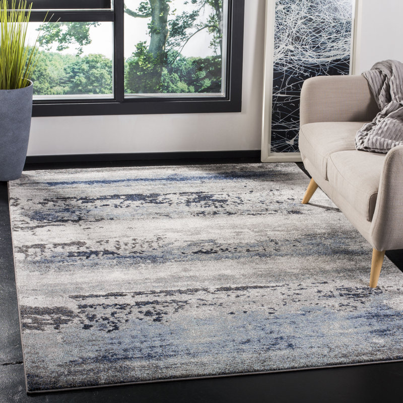 Tapis abstrait Frieda Performance, Rectangle 9 pi x 12 pi