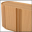 Alla avec porte cannelée de style tambour et tablettes réglables-131105757