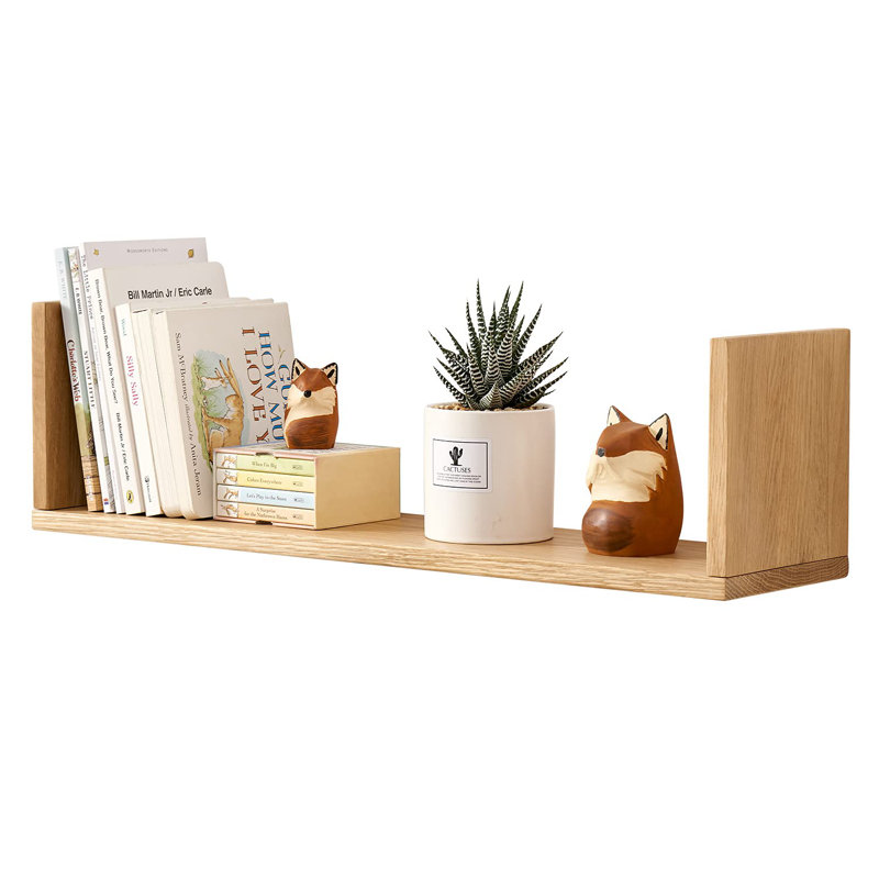 Barthelmess Wood Floating Shelf, 16.50cm H x 80.00cm W x 15.00cm D