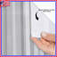 Rideau de douche à rayures - Motif de décor de salle de bain moderne-413160189-414834220