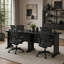 Bureau d'ordinateur, bureau de 47 pouces, bureau d'écriture pour bureau personnel, bureau, bureau simple moderne, cadre en métal noir