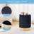 Round Velvet Ottoman with Storage-2117367223