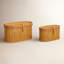 Modern Decorative Oval Woven Rattan Storage Boxes-2002975859