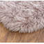 Tapis à poils longs mauve-1009574259