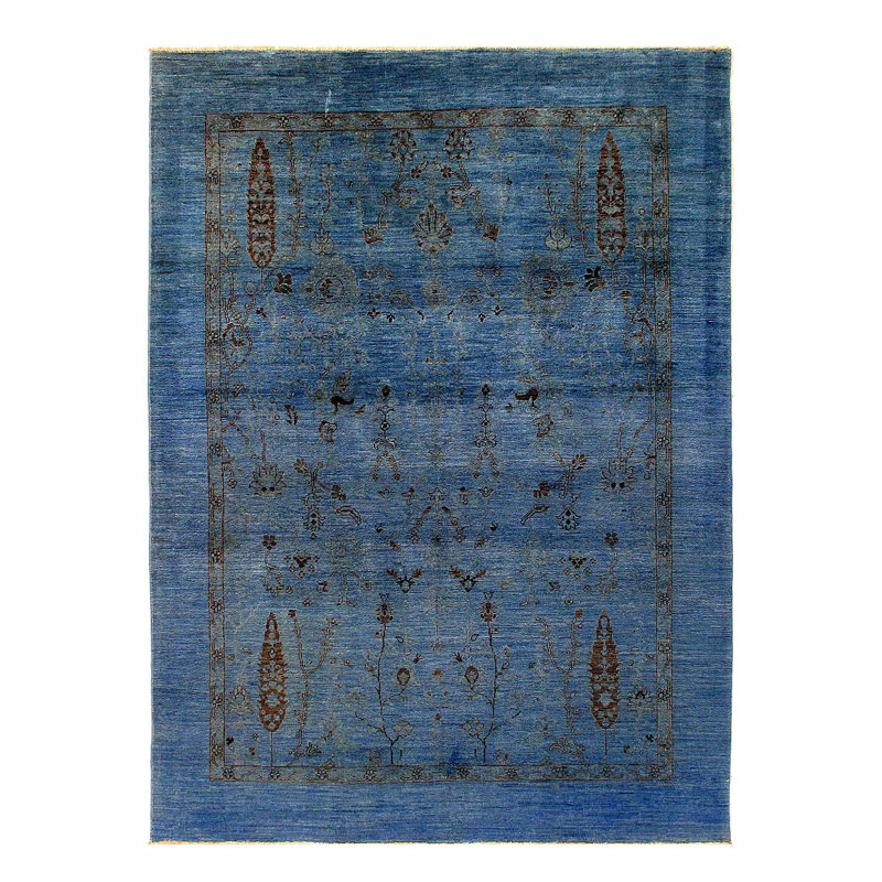 One-of-a-Kind Rectangle 5'5" X 7'8" Hand Knotted Area Rug