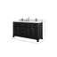 Paris 60 po X P 22 po Meuble-lavabo double D-102337475