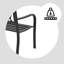 Banc en acier Elsiemae