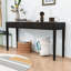 Console élégante avec 3 tiroirs courbés-633427161