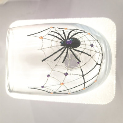 Verre à vin sans pied d'Halloween