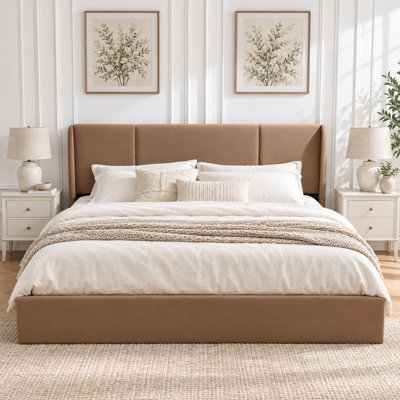 Lit plateforme tapissier Coletti