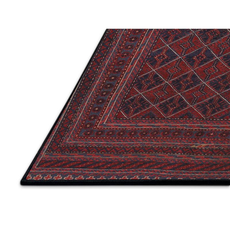 Tapis brun Southwestern, Rectangle 8 pi x 12 pi