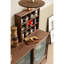 Armoire décorative de plancher à plafond à porte coulissante en verre-774357446