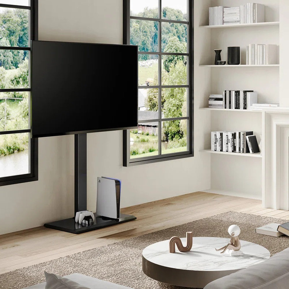 Fitueyes FITUEYES Universal Swivel Floor TV Stand for 50 to 80 Inch TV