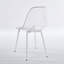 Ensemble de salle à manger 5 pièces, table de salle à manger moderne en MDF avec 4 chaises transparentes