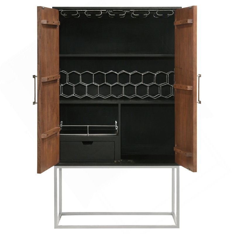 Armoire de bar 2 portes Washoe