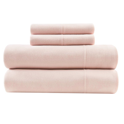 Queen Cotton Blend Knit Sheet For All Seasons - Ultra Soft, Like Your Favorite T-shirt, Absorbent In Hot Weather, Cozy Cold, Fits 16" Mattress, With 1 Flat, Fitted & 2 Pillows Season Size Sheets