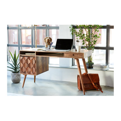 Solid Wood Writing Desk