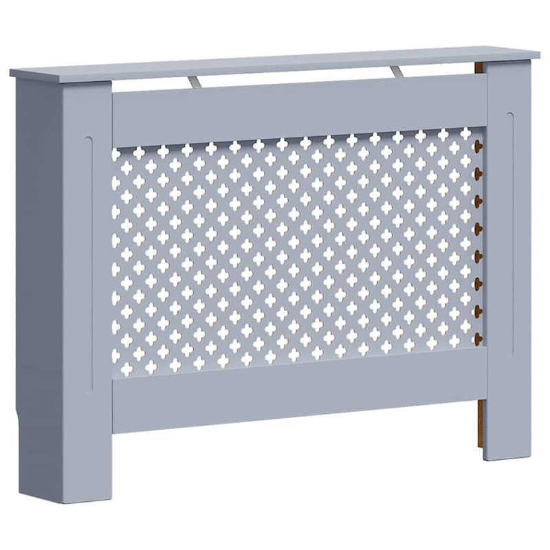 Housse de radiateur en panneau de fibres à densité moyenne anthracite 44,1 x 7,5 x 32,1 po, Anthracite