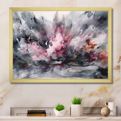 «Evolving In Pink Grey», impression sur toile