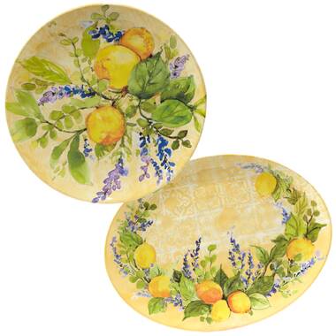 Certified International Bee Sweet 11 Melamine Dinner Plate, Set of 6, Multicolor