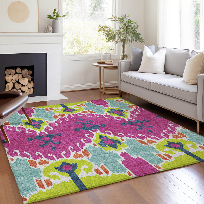 Tapis intérieur / extérieur Malchow avec envers antidérapant, Rectangle 2 pi 6 po x 3 pi 10 po
