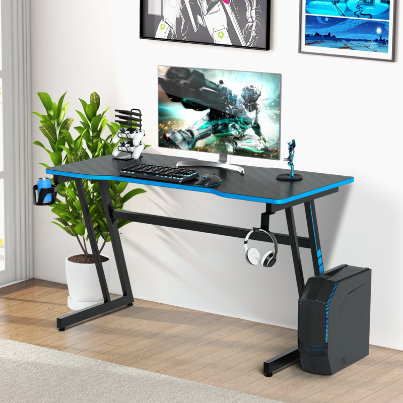 Aten Modular Writing Desk, Black/Blue