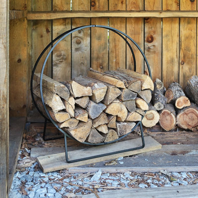 Deatsville Metal Log Rack