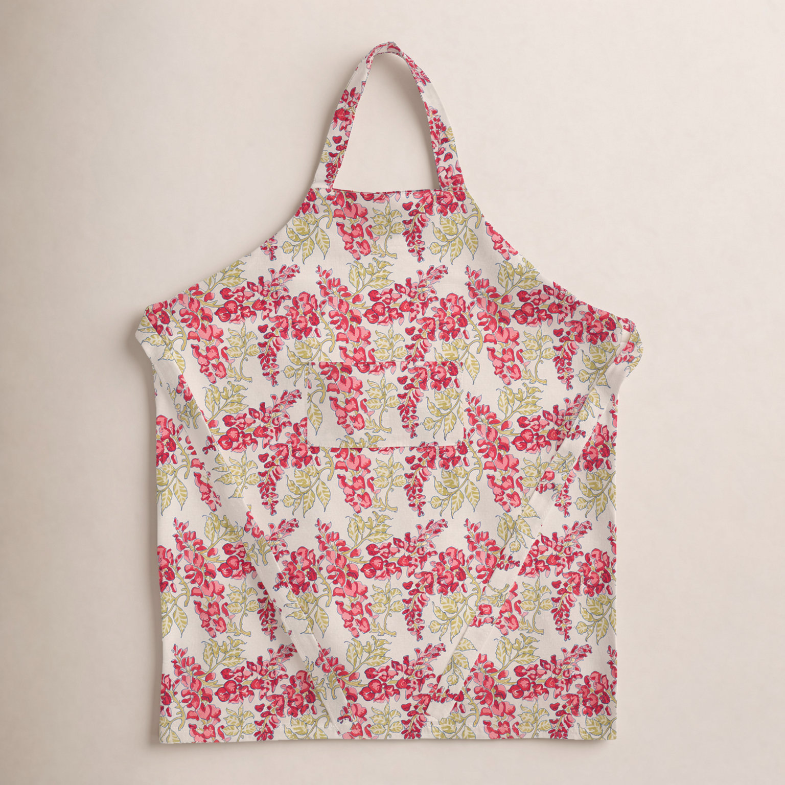 Kappa Kitchen Apron, Green/Pink