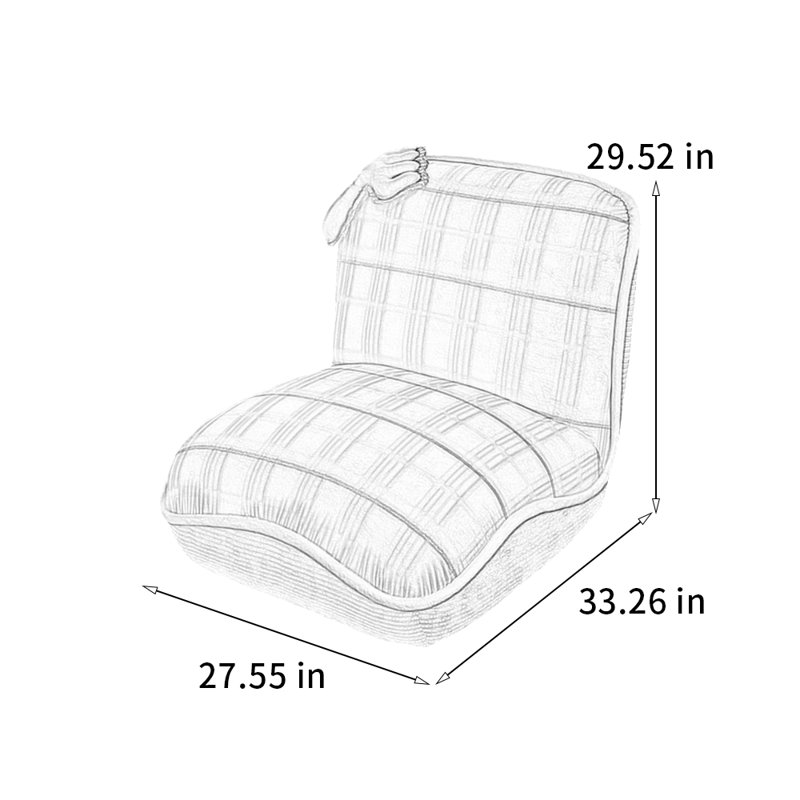 Fauteuil inclinable rotatif flexible, Rose
