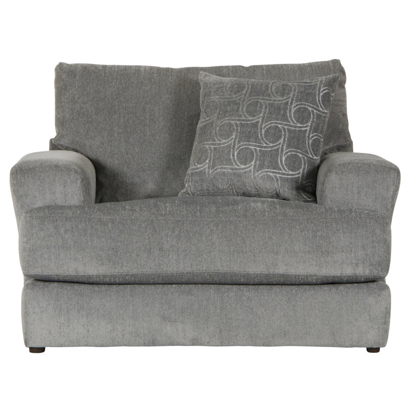 Chaise et demi en polyester Damalas, Requin